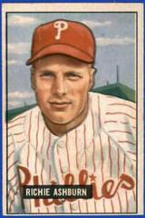 Richie Ashburn #186 Baseball Cards 1951 Bowman Prices