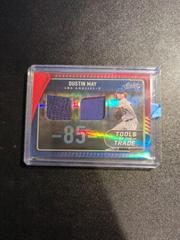 Dustin May [Spectrum Red] #TTT2-DM Baseball Cards 2022 Panini Absolute Tools of the Trade 2 Swatch Prices