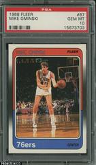 Mike Gminski Basketball Cards 1988 Fleer Prices