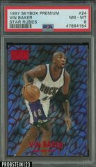 Vin Baker [Star Rubies] #24 Basketball Cards 1997 Skybox Premium Prices