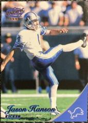 Jason Hanson [Copper] #138 Football Cards 1999 Pacific Prices
