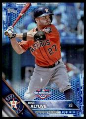 Jose Altuve [Blue Foil] #OD-147 Baseball Cards 2016 Topps Opening Day Prices