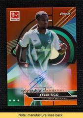 Felix Agu [Orange] Soccer Cards 2022 Topps Finest Bundesliga Autographs Prices