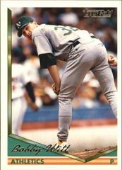 Bobby Witt #255 Baseball Cards 1994 Topps Gold Prices