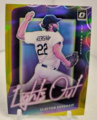 Clayton Kershaw [Gold] Baseball Cards 2021 Panini Donruss Optic Lights Out Prices