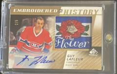 Guy Lafleur [Autograph] Hockey Cards 2021 SP Game Used Embroidered in History Prices