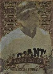 Barry Bonds #3 Baseball Cards 1997 Ultra Season Crowns Prices