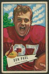 Don Paul #103 Football Cards 1952 Bowman Small Prices