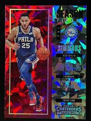 Ben Simmons [Cracked Ice] #25 Basketball Cards 2017 Panini Contenders Prices