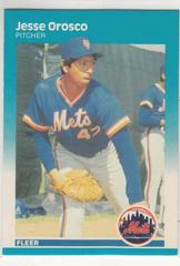 Jesse Orosco #20 Baseball Cards 1987 Fleer Prices
