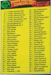 Checklist 1-132 Football Cards 1975 Topps Prices