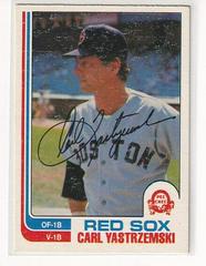 Carl Yastrzemski #72 Baseball Cards 1982 O Pee Chee Prices
