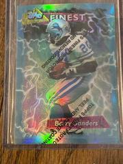 Barry Sanders [Refractor w/ Coating] Football Cards 1995 Topps Finest Boosters Prices
