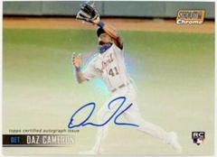 Daz Cameron [Orange Refractor] Baseball Cards 2021 Stadium Club Chrome Autographs Prices