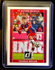 Thomas Muller [Bronze Press Proof] #14 Soccer Cards 2015 Panini Donruss Fantastic Finishers Prices