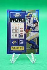 Aaron Donald [Blue] #34 Football Cards 2020 Panini Contenders Optic Prices