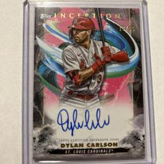Dylan Carlson [Magenta] Baseball Cards 2023 Topps Inception Rookie and Emerging Stars Autographs Prices