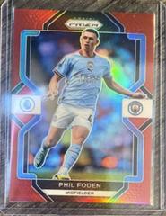 Phil Foden [Red] Soccer Cards 2022 Panini Prizm Premier League Prices