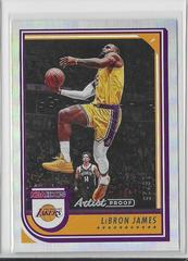 LeBron James [Artist Proof] Basketball Cards 2022 Panini Hoops Prices