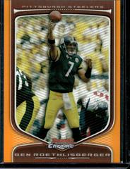 Ben Roethlisberger [Orange Refractor] Football Cards 2009 Bowman Chrome Prices