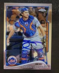 Travis D'Arnaud [Autograph Atomic Refractor] #124 Baseball Cards 2014 Topps Chrome Prices
