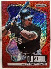 Frank Thomas [Red Shimmer Prizm] #OS-3 Baseball Cards 2022 Panini Prizm Old School Prices