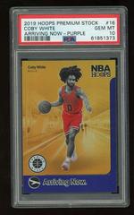 Coby White [Purple] #16 Basketball Cards 2019 Panini Hoops Premium Stock Arriving Now Prices