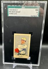 Zack Wheat [Hand Cut] Baseball Cards 1923 W515 1 Prices