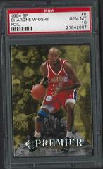 Sharone Wright Foil Basketball Cards 1994 SP Prices
