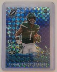 Ahmad 'Sauce' Gardner [Blue] Football Cards 2022 Panini Zenith Rookie Wave Prices