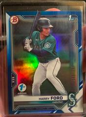 Harry Ford [Blue Foil] #BD-1 Baseball Cards 2021 Bowman Draft 1st Edition Prices