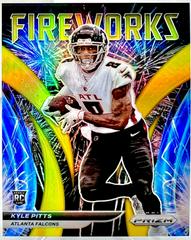 Kyle Pitts [Gold Prizm] Football Cards 2021 Panini Prizm Fireworks Prices