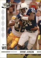 Bryant Johnson #17 Football Cards 2003 Press Pass JE Prices