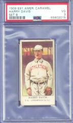 Harry Davis Baseball Cards 1909 E91 American Caramel Set B Prices