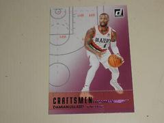 Damian Lillard [Press Proof] #9 Basketball Cards 2022 Panini Donruss Craftsmen Prices