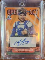 Francisco alvarez [Orange] Baseball Cards 2023 Topps Big League Opening Act Autographs Prices