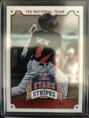 Hunter Greene [Longevity] #43 Baseball Cards 2015 Panini USA Stars & Stripes Prices