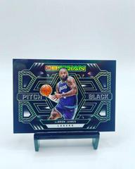 LeBron James [Green] Basketball Cards 2021 Panini Obsidian Pitch Black Prices