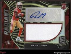 Danny Gray #RAD-DGR Football Cards 2022 Panini Spectra Radiant Rookie Patch Signatures Prices