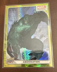 Abomination [Yellow Spotlight] #81 Marvel 2023 Upper Deck Platinum Prices