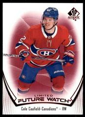 Cole Caufield [Limited Red] Hockey Cards 2021 SP Authentic Prices