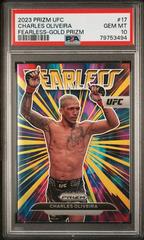 Charles Oliveira [Gold] #17 Ufc Cards 2023 Panini Prizm UFC Fearless Prices