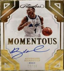 Anfernee Hardaway [Gold] #34 Basketball Cards 2022 Panini Flawless Momentous Autograph Prices