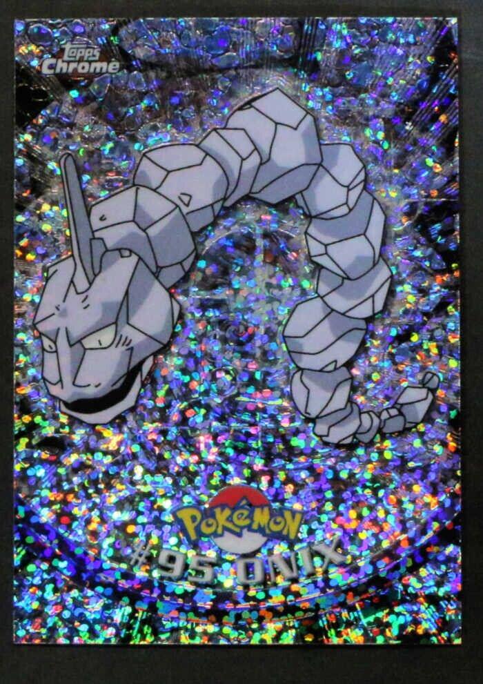 Onix [Sparkle] #95 Pokemon 2000 Topps Chrome