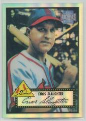 Enos Slaughter [1952 Reprint] #75 Baseball Cards 2001 Topps Archives Reserve Prices