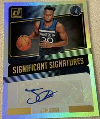 Josh Okogie Basketball Cards 2018 Panini Donruss Significant Signatures Prices