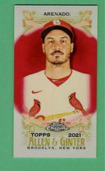 Nolan Arenado [Mini Red Refractor] #136 Baseball Cards 2021 Topps Allen & Ginter Chrome Prices