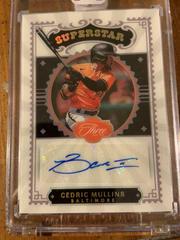 Cedric Mullins [Gold] Baseball Cards 2022 Panini Three and Two Superstar Signatures Prices