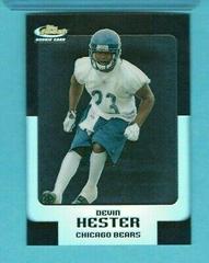 Devin Hester [Black Refractor] #125 Football Cards 2006 Topps Finest Prices