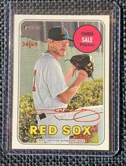 Chris Sale [Red Ink] Baseball Cards 2018 Topps Heritage Real One Autographs Prices